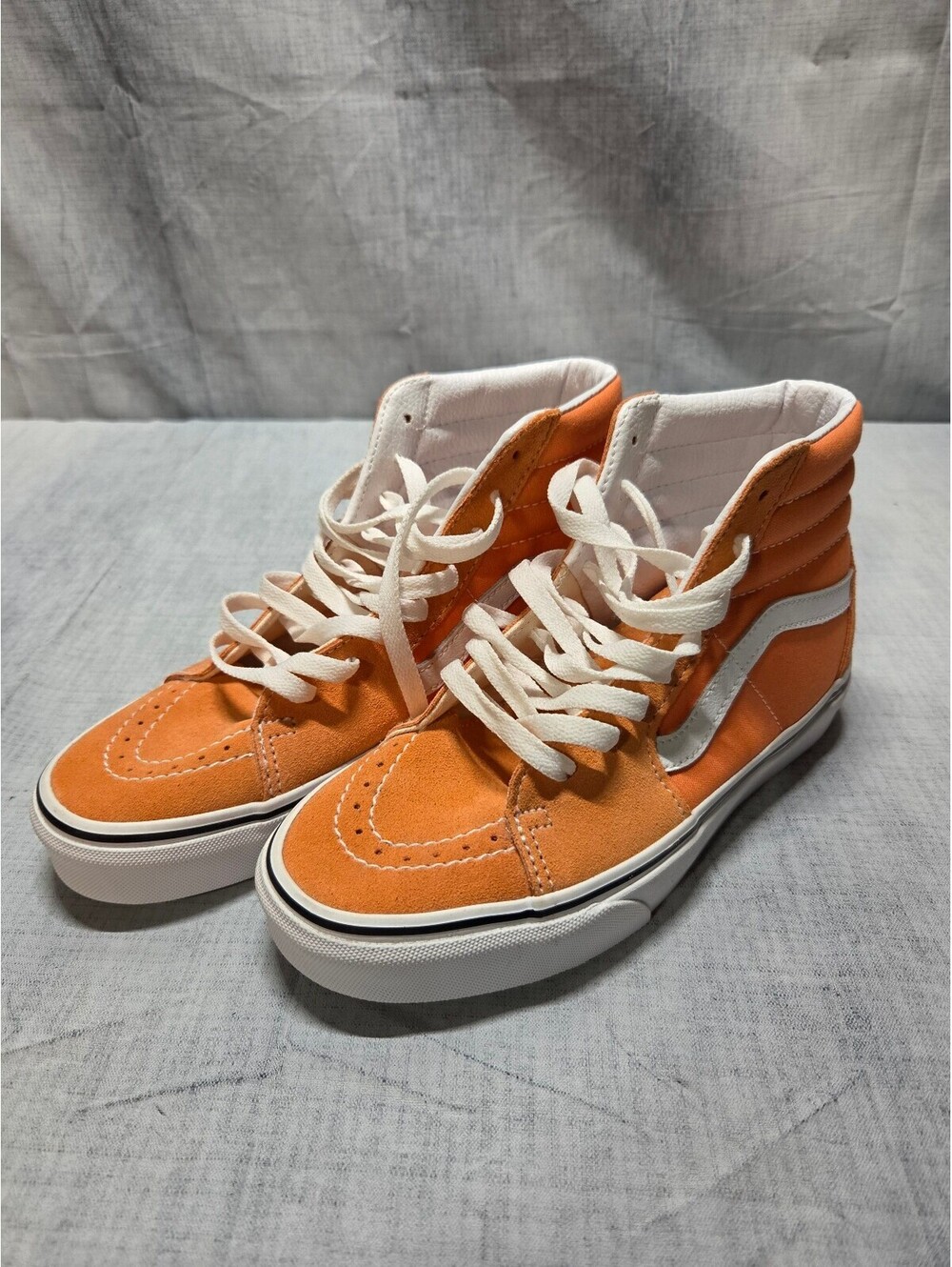 Vans Sk8-Hi Orange Suede High-Top Sneakers Men's Size 5.5 / Women's 7